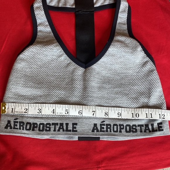 Aeropostale Black and Gray Sports Bra - Picture 5 of 6
